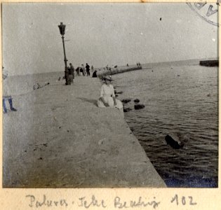 Palavas. jetée. Béatrix - Fonds Berthelé - 49Fi1870-102