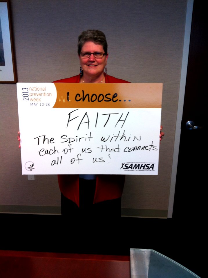 Pamela S. Hyde, SAMHSA's Administrator, chooses prevention. (8439100126)