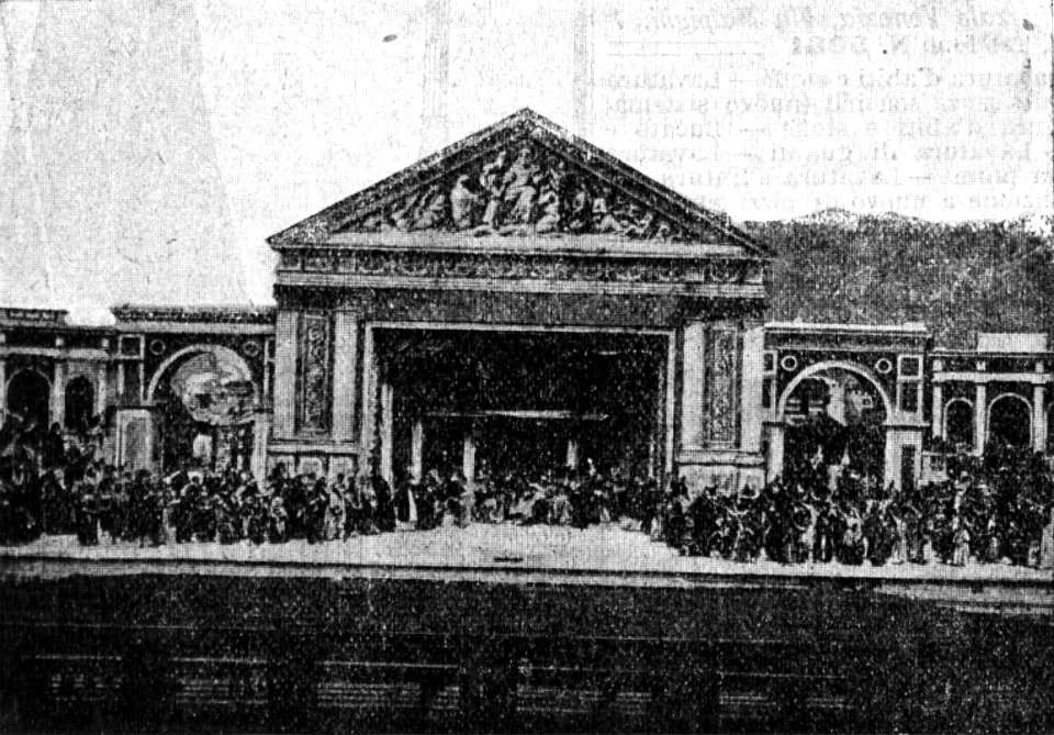 Palco scenico col proscenio, ante 1910 - Archivio Meraviglioso ICM BC1910n24f4