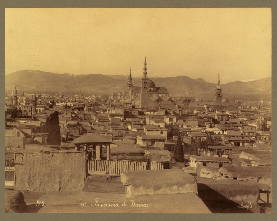 Panorama de Damas - Bonfils. LCCN2004670447