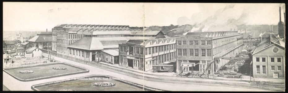 Panorama of the Bethlehem Steel Works, South Bethlehem, Pa. LCCN2013646274