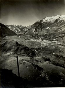 Panorama des Flitscher Beckens. Standpunkt, Geschützpforte des Werkes KAL. (BildID 15468564)