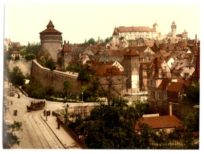 Panorama taken from Hallerthor (i.e. Haller Tor), Nuremberg, Bavaria, Germany-LCCN2002696167