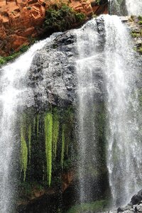 Waterfall rockery gray waterfall