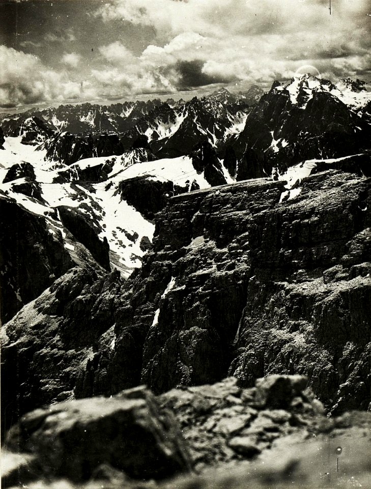 Panorama vom Standpunkt Innichriedelknoten, Bödenknoten .(3.Teilbild zu WK1 ALB15 04059a) (BildID 15420451)