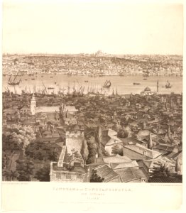 Panorama of Constantinople, and environs ... Plate 3