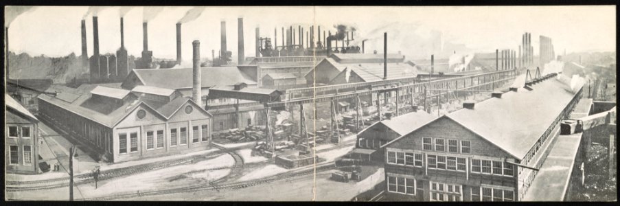 Panorama of the Bethlehem Steel Works, South Bethlehem, Pa. LCCN2013646275