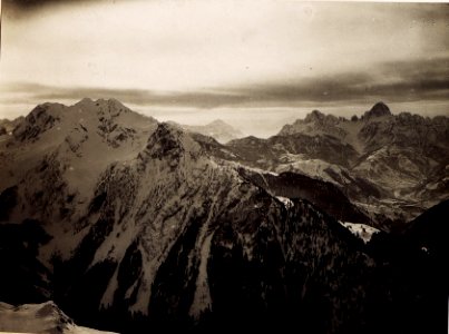 Panorama v.Art.Beobachterstand der Cim Val d.Puartis (5 Negative) (BildID 15496717)
