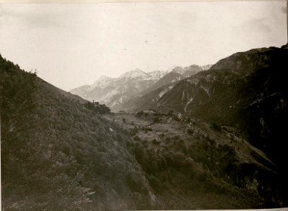 Panorama vom Art.-Beobachter 939 gegen Auria Stellun-- Veneziana, Pontafel-Pontebba und ¤ 1120.Linke Seite des Beobachtungs-Standes.(12-8.1917.) (BildID 15802568)