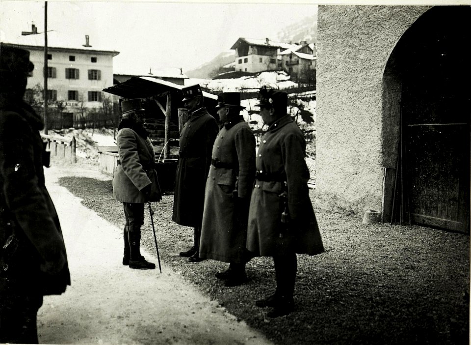 Panchia, Meldung des 90. ID. Kommandos Exzellenz Goiginger. (BildID 15588071)