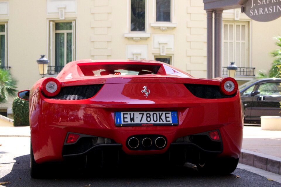 Ferrari red monaco
