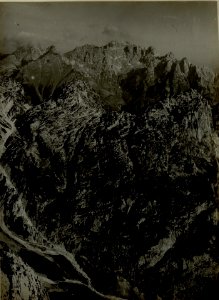 Panorama über Kote 1946 Cerneljska, Spica, Vk.Bavha, Kl.& gr.Schlichtel, Wischberggruppe, etc.Stpkt, Rechte Flügelstellung am Rombon. (BildID 15480720)