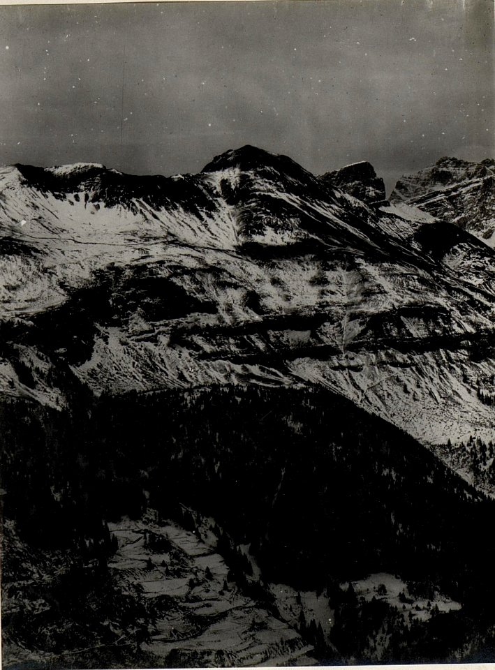 Panorama, (5. Teilbild zu WK1 ALB82 24324a) Monte Sief, Col di Lana, Crap di Pestort. Standpunkt, Pizazz. (BildID 15629628)