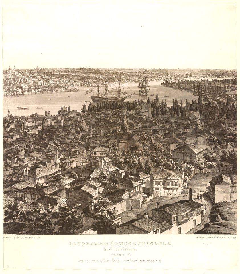 Panorama of Constantinople, and environs ... Plate 4