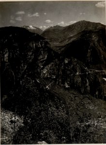 Panorama, Brenta-Tal. Standpunkt Nähe der Perticastraße. (1. Teilbild = WK1 ALB084 24428a) (BildID 15634975)