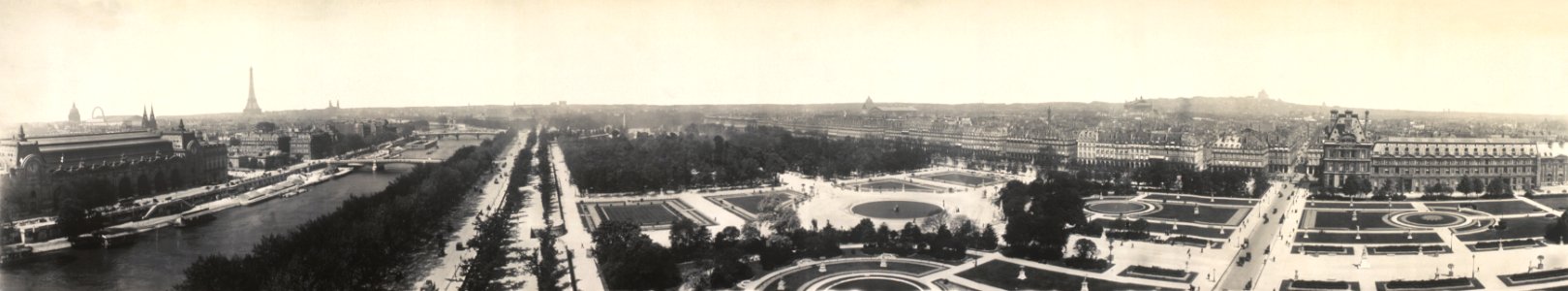 Panorama of Paris, France, ca. 1909 photo
