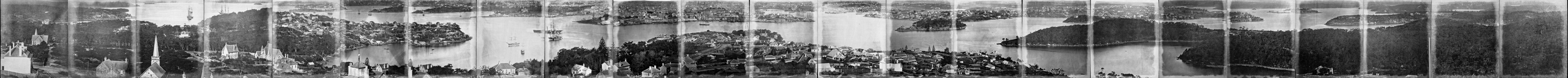 Panorama of Sydney from Lavender Bay (1875) photo