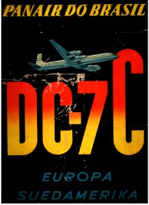 Panair do Brazil (DC-7C - Europa Suedamerica Sud)