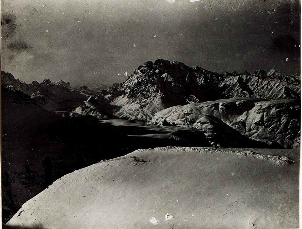 Panorama, Dreizinnen, Monte Cristallo, Hohe Gaisl, Blick weiter nach rechts. (BildID 15577832)