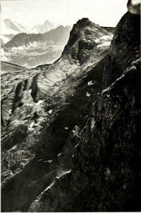 Panorama Standpunkt Sett-Sass (1.Teilbild = WK1 ALB15 04115a), .Fortsetzung kleiner Settsass, Sief-Sattel. (BildID 15421263)