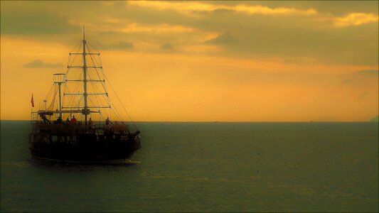 Marine ocean dawn