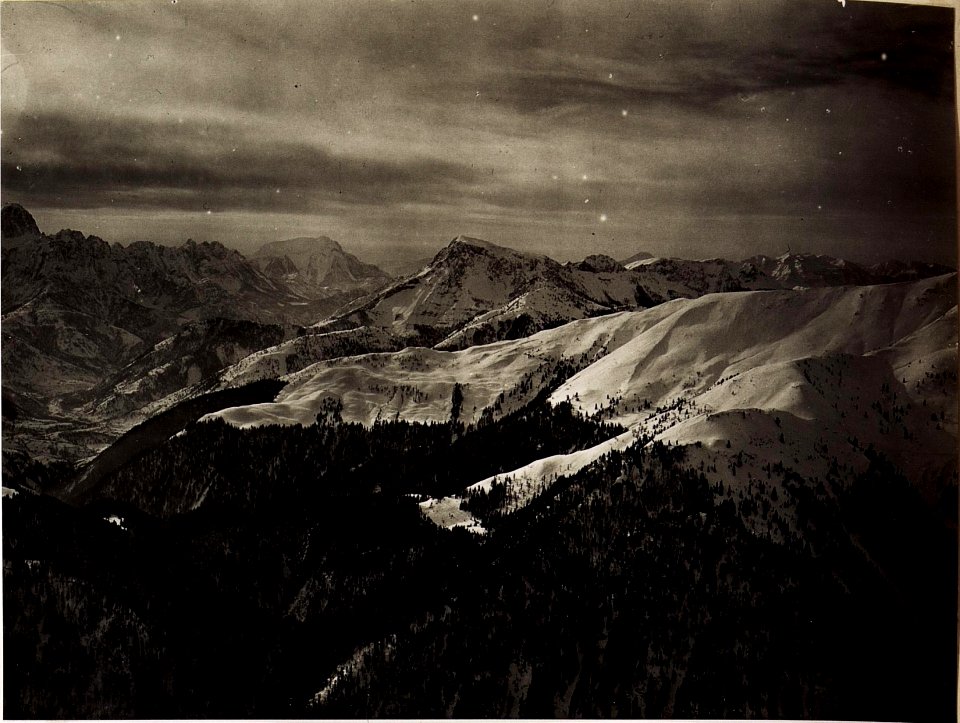 Panorama v.Art.Beobachterstand der Cim Val d.Puartis (5 Negative) (BildID 15496724)
