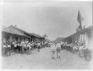 Panama, Province of Chiriqui, Main Street, city of David on presidential election day LCCN2002695607