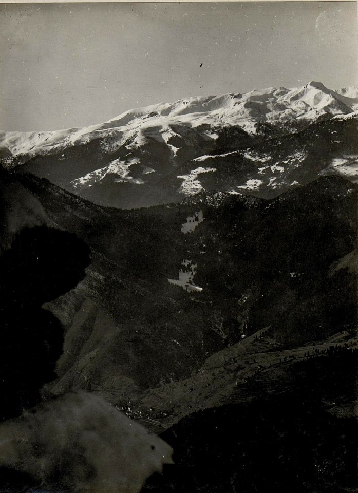 Panorama, Nozzolo, C.Palone, V. Ledro. Standpunkt, Tomeabru. (1. Teilbild = WK1 ALB082 24348a) (BildID 15630461)