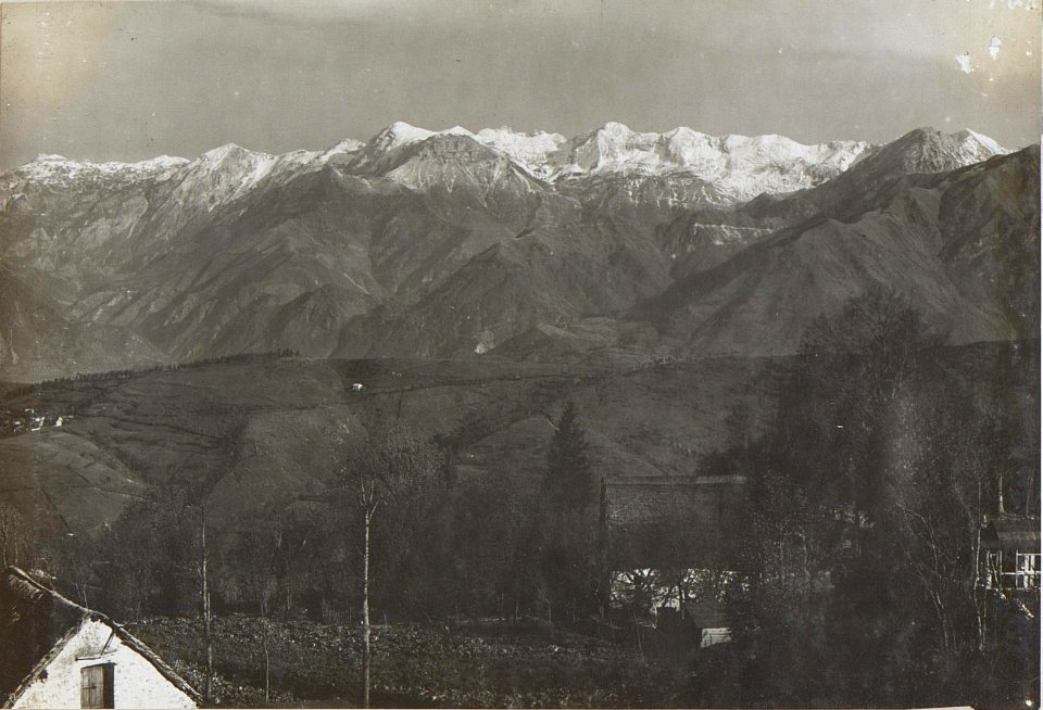 Panorama vom Kuk bis Rudeci Rob mit Kosmarice und Krn. (BildID 15597364)