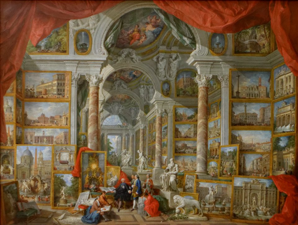 Panini - Galerie de vues de la Rome moderne 01