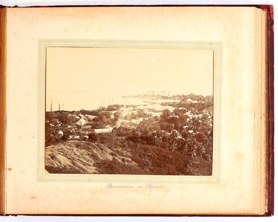 Panorama de Papeete, 1887-1888
