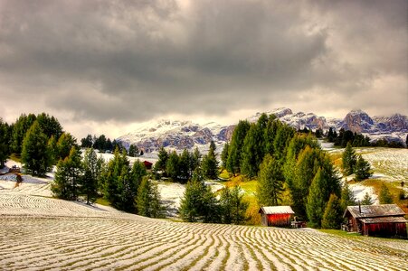 South tyrol alpine view photo