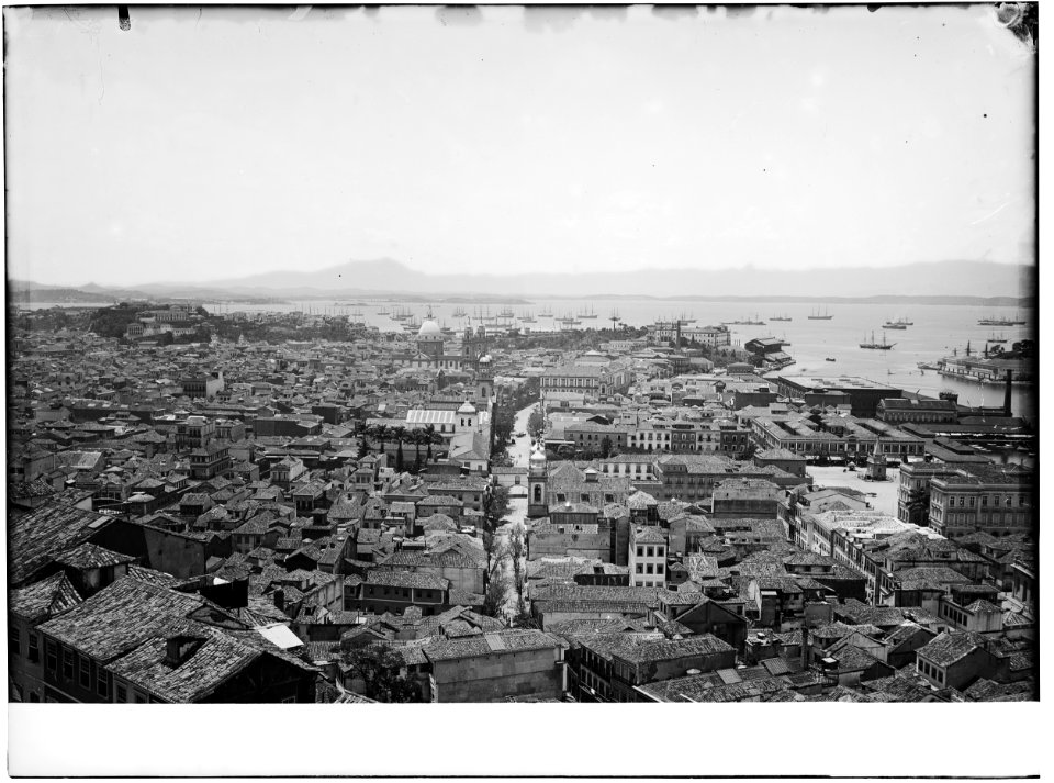 Panorama do centro do Rio de Janeiro a partir do Morro do Castelo - 3