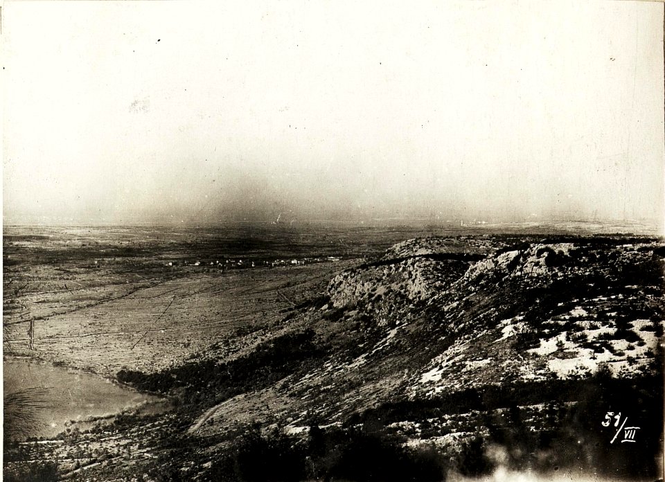 Panorama von Kote 235 nördlich Jamiano, 15.10.1916. (BildID 15594305)