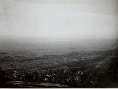 Panorama, Standpunkt Orsere gegen das Grappa-Massiv. (1. Teilbild = WK1 ALB087 25573a) (BildID 15649324)