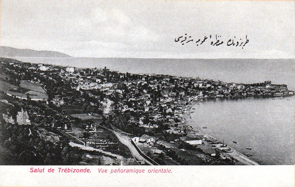 Panoramic view of Trebizond from the east