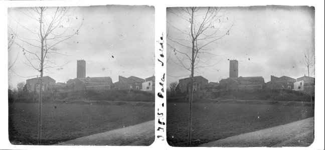 Panoràmica del poble de Palau-solità