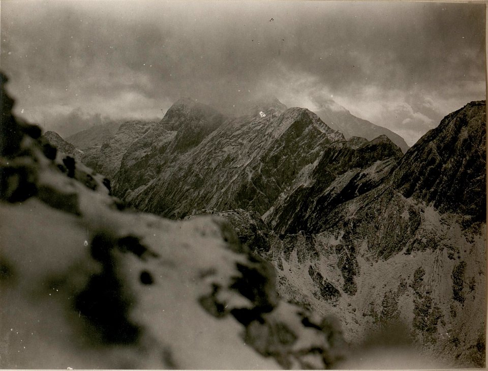 Panorama Vrata und Vrsičkamm vom Lipnik Art.Beobachter (13-X.1917.) (BildID 15802806)
