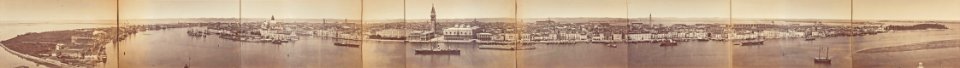 Panorama of Venice 1870s photo