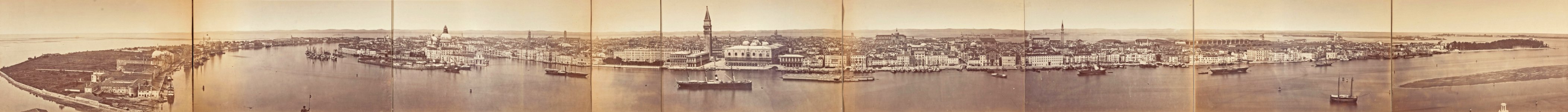 Panorama of Venice 1870s