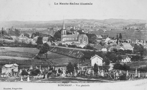 Panorama Ronchamp XIXe S