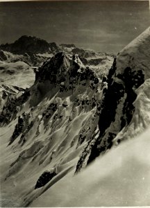 Panoramaaufnahme Standpunkt Mezzodikreuz, Col di Lana-Gebiet. (7. Teilbild zu WK1 ALB14 03935a) (BildID 15418742)
