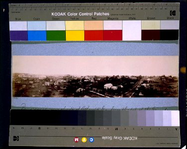 Panoramic view of city of Atlanta, Ga., from the top of the Female Seminary - extending from the Medical College on the south-east around by the south to a point on Peach Tree Street a LCCN2014645945