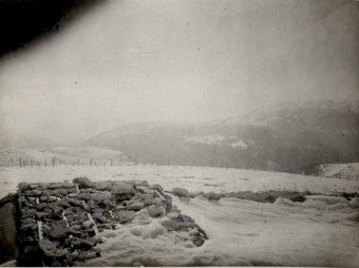 Panorama, Monte Grappa. Standpunkt Monte Lisser. (4. Teilbild zu WK1 ALB084 24416a) (BildID 15634786)