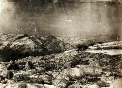 Panorama vom Jelenik Kote 788 südöstlich Canale, 22.2.1916. (BildID 15594417)