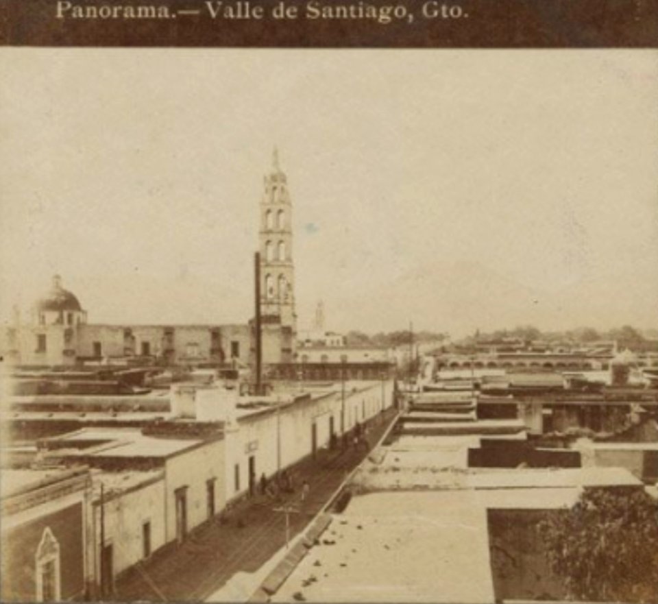 Panorámica de Valle de Santiago (1909)