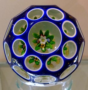 Paperweight by Cristalleries de Saint-Louis, France, c. 1850, glass - Currier Museum of Art - Manchester, NH - DSC07714 photo