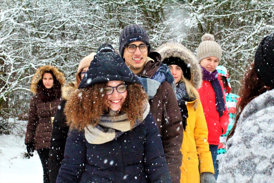 Human portrait group of people