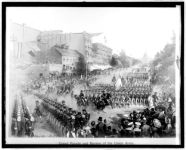 Parade & review of Union Army 15 & Pa. Ave., (Washington, D.C.), May 24, 1865 LCCN2016852757