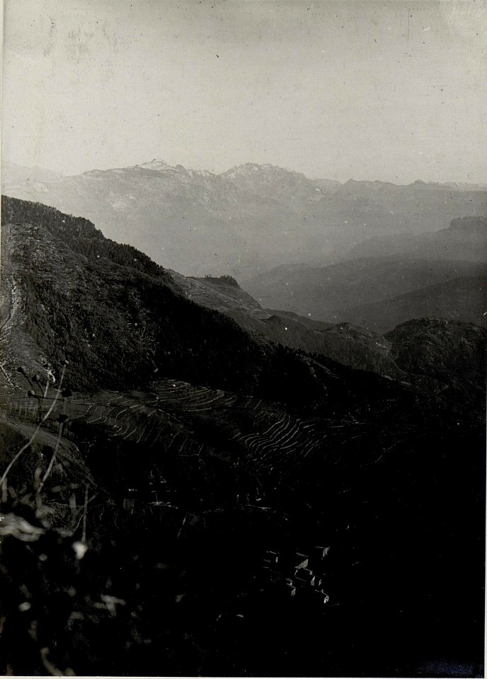 Panorama, Val di Gresta, Biaena. Standpunkt, Creino. (2. Teilbild zu WK1 ALB82 24332a) (BildID 15629775)